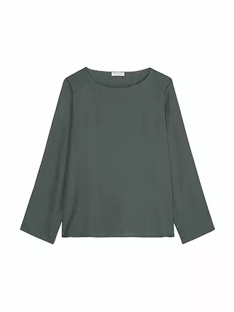 MARC O'POLO | T-shirt blouse | dunkelgrün